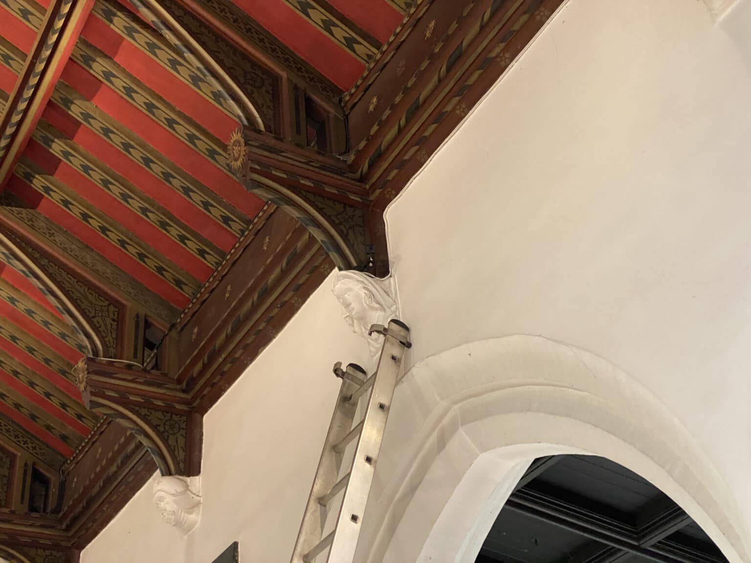 Cables, cables everywhere… St Mary's Church, Whitkirk